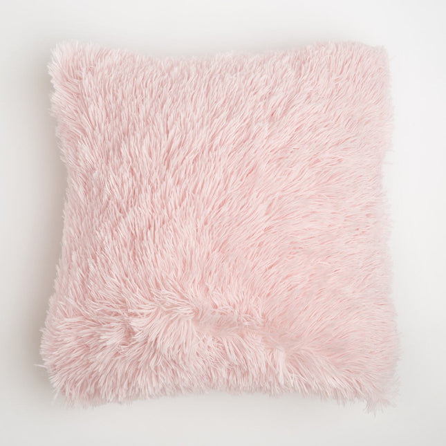 SIENNA FLUFFY CUSHION COVERS BLUSH - The Fusion Mart UK
