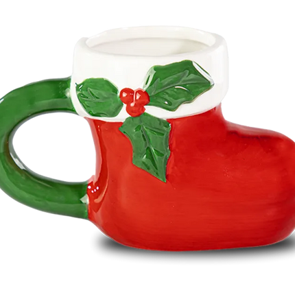 Santa's Boot Ceramic Mug - The Fusion Mart UK