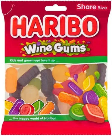 haribo wine gums
