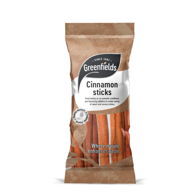 GREENFIELDS CINNAMON STICKS 6'S - The Fusion Mart UK