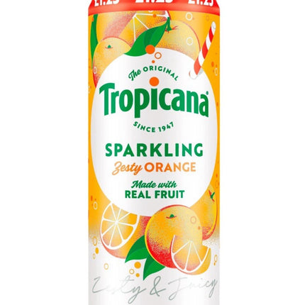 tropicana sparkling zesty orange
