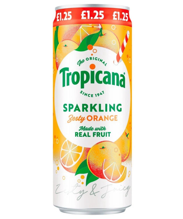 tropicana sparkling zesty orange
