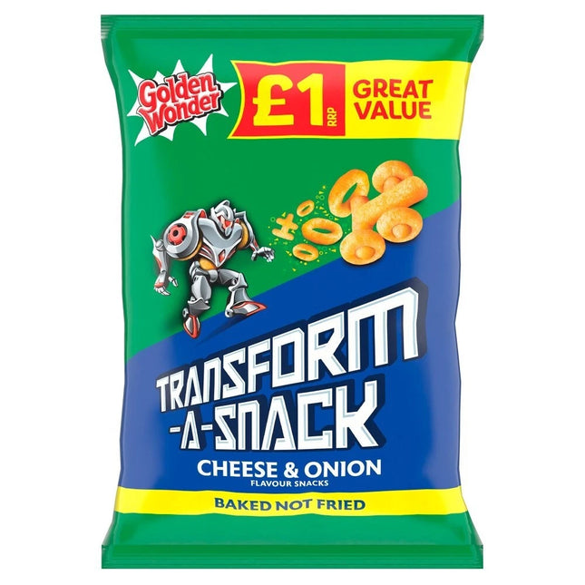 GOLDEN WONDER TRANSFORM CHEESE AND ONION - The Fusion Mart UK