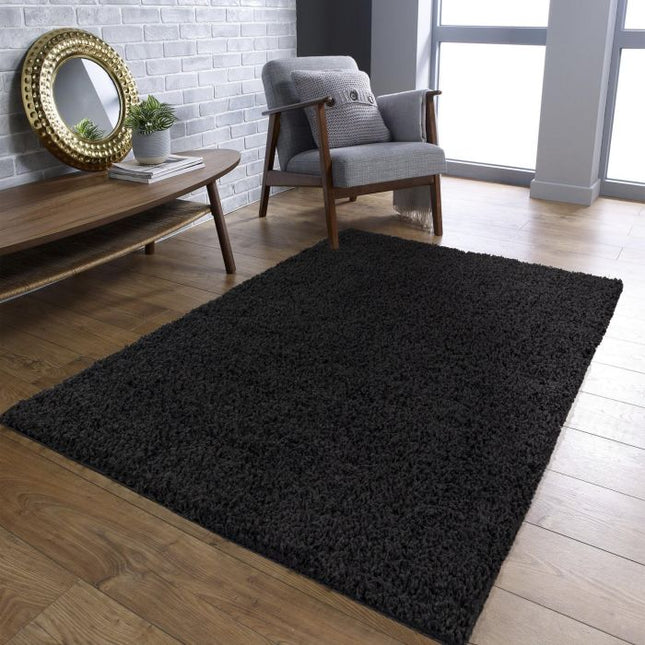 Brown Shaggy Rug Large Fluffy Shag Pile50 x 80 CM / Brown - The Fusion Mart UK