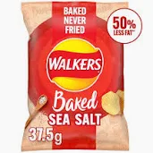 Walkers Baked Crisps - Sea Salt 37.5g