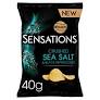 Sensations Crushed Sea Salt & Black Peppercorn Flavour Potato Crisps 40g
