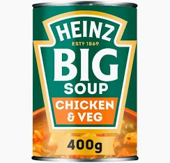 Heinz Big Soup Chicken & Vegetable Soup 400g