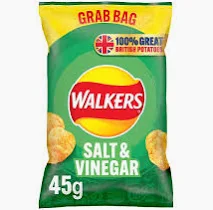 Walkers Salt & Vinegar Crisps 45g