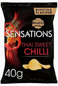 Walkers Sensations Thai Sweet Chilli Grab Bag Crisps 40g